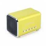 Technaxx přenosný stereo reproduktor MIDI MusicMan, 600 mAh, FM-Radio, zelený