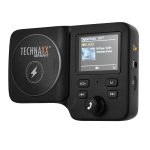 Technaxx FMT1800 DAB+ ,FM vysílač s magnetickým držákem a bezdrátovým nabíjením