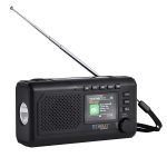 Technaxx Crank Emergency DAB Radio s klikou, solárním nabíjením a powerbankou (TX-414)